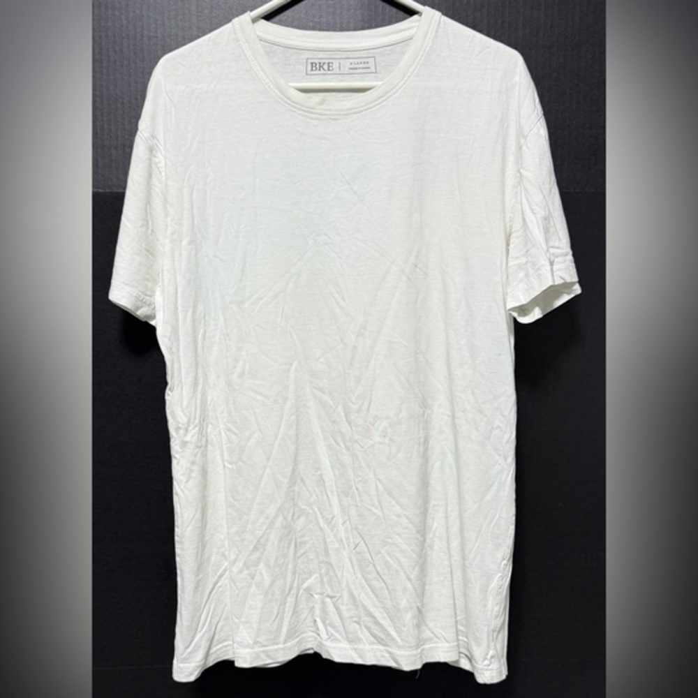 🏜️BKE Solid White Plain T-shirt